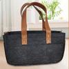Large Capacity Felt Storage Carrier Easy Fold with Handle Diaper Storage Bag Felt Material Multi-Pocket Nursery Organizer Basket
