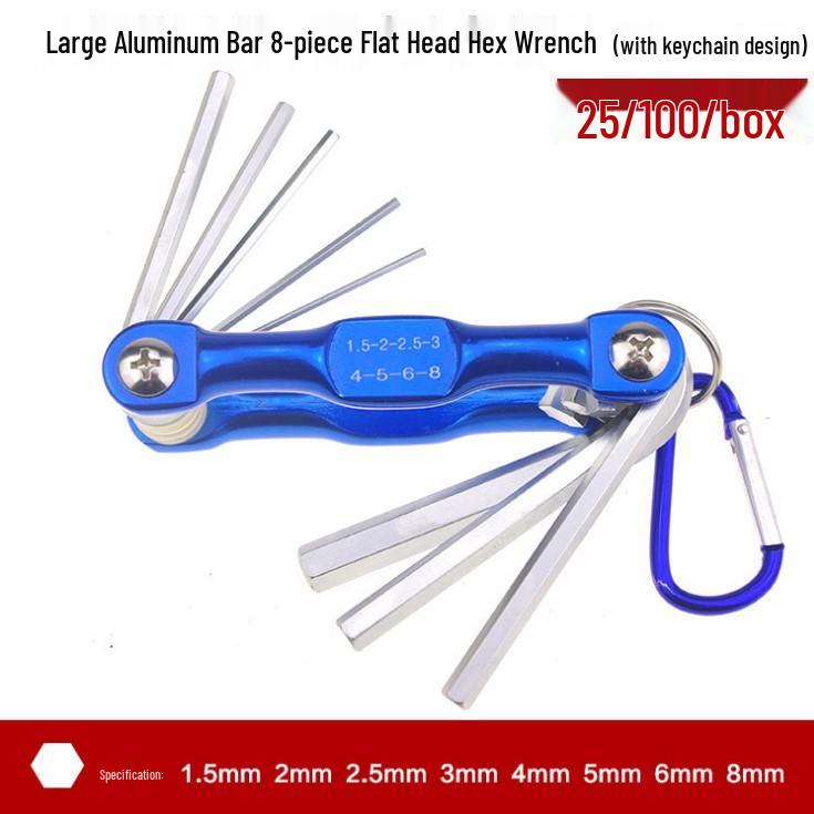 Foldable Hex Key Set: Metric, Imperial & Torx Screwdrivers