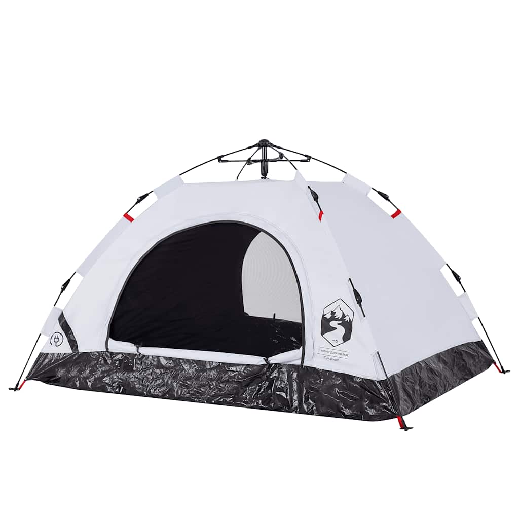 2 Person Camping Tent White Blackout Fabric Quick Release System