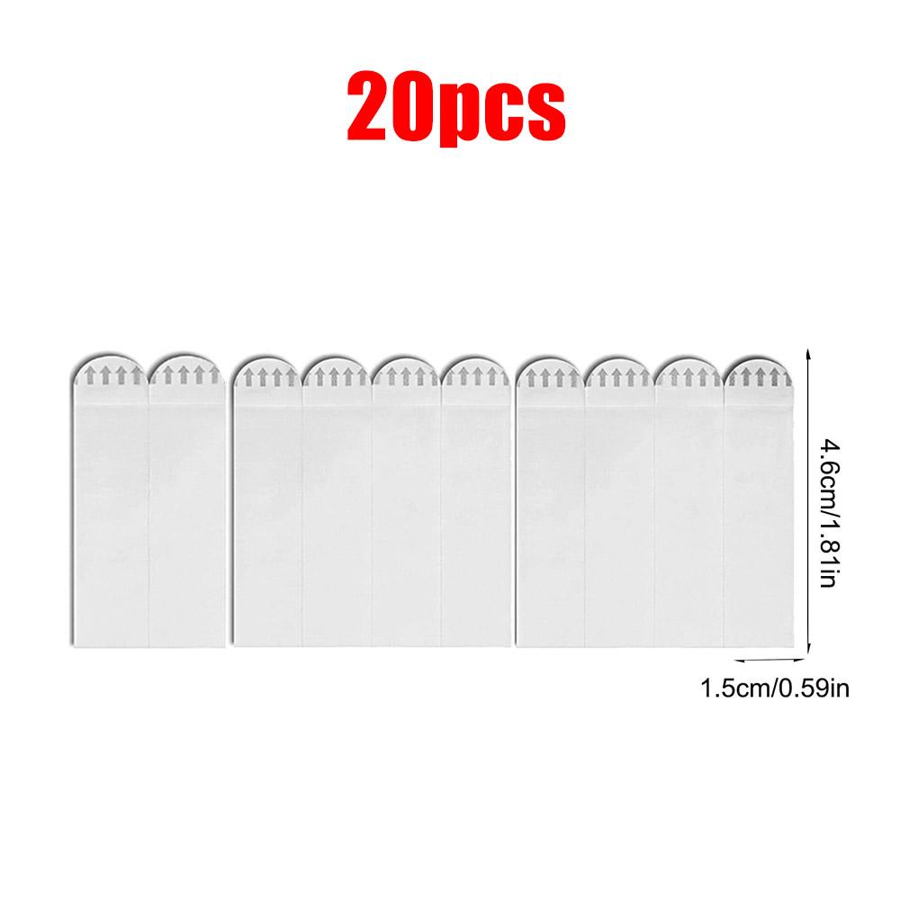 10/20pcs Set White Tape No Damage Picture Frame Hanging Strips Self-Adhesive Non-Tracking Multi-Functional Home Supplies