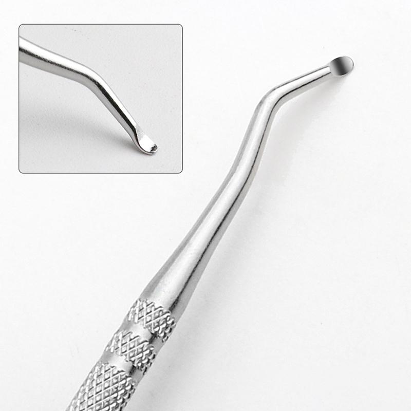2Pcs/set Ingrown Toe Nail Lifter Nail File Single End Foot Pedicure Tools