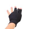 Snooker Billiard Shooter Cue Pool Gloves Left Hand Open Three Finger Spandex Glove