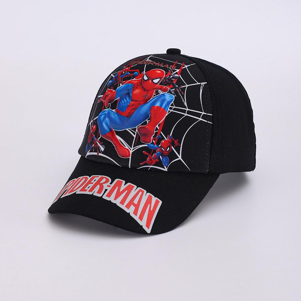 Spider Man Pattern Cartoon Kids Baseball Cap With Sunshade For Spring Outdoor Play