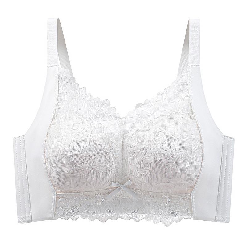Lace Big Breasts Show Small Thin Styles, Gather and Show Thinness, Anti-sagging, Close Secondary Breasts, Breathable, No Steel Ring Adjustment Bra