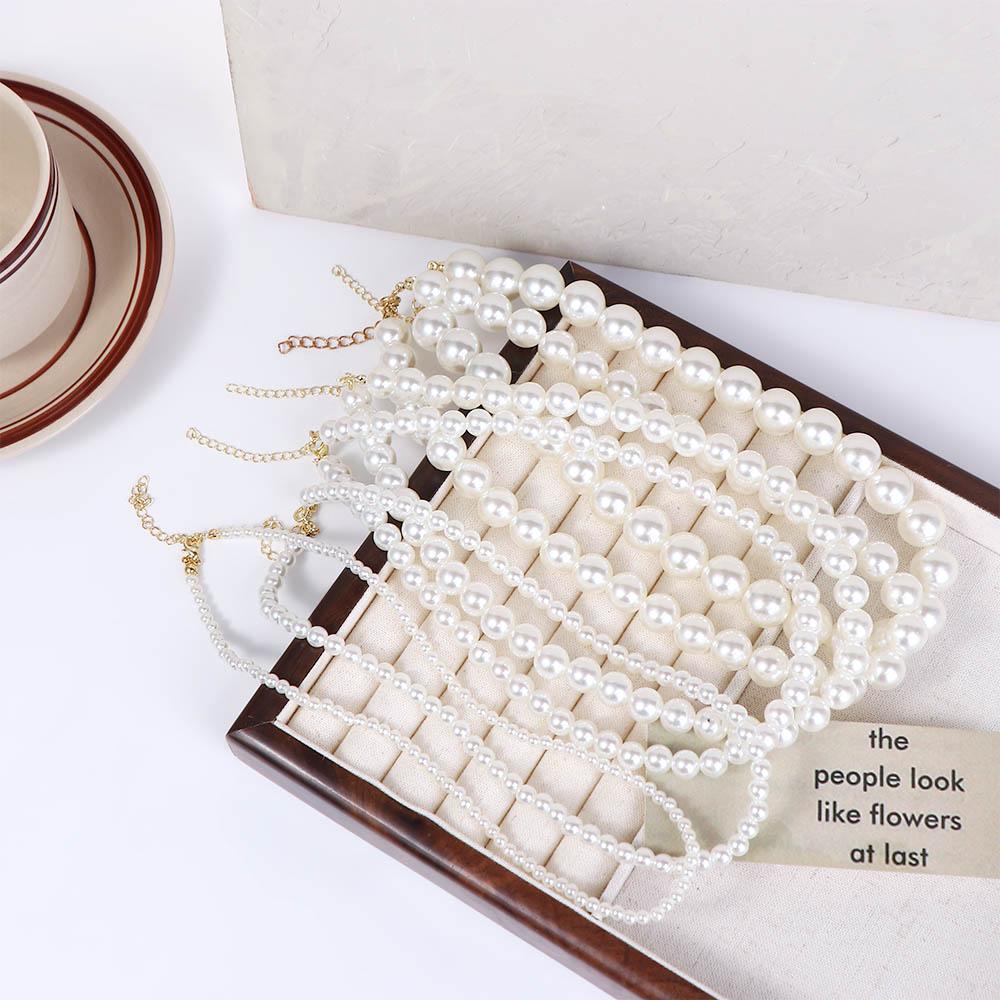 Beaded Wedding Jewelry Korean Style Necklace Women Clavicle Chain Pearl Necklace Pearl Chokers