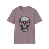 Unisex Softstyle T-Shirt Skull Fire Death Dark Gothic