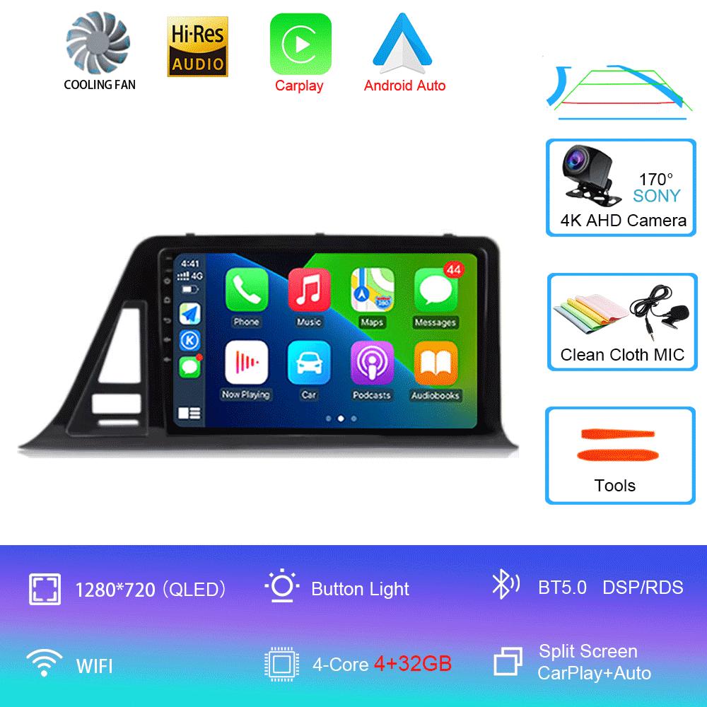 For Toyota C-HR CHR 2016-2020 Car Radio Android 14 Carplay Auto Screen Multimedia Player Right Hand Driver Stereo 2din Head Unit