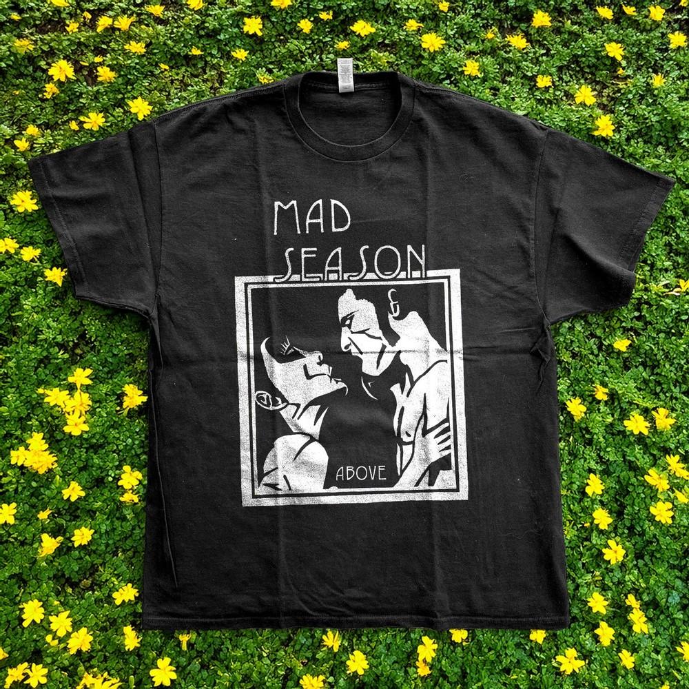 Mad Season Above Album Layne Staley Alice In Chains Basic Style Black Tshirt Unisex T-Shirt L