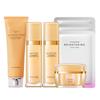 Floral Natto Elastic Moisturizing Brilliant Gift Box Facial Cleanser+Condensate+lotion+face cream+facial mask
