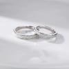 Starry Sky Couple Rings Adjustable Open Design Non Tarnish Minimalist Band Gift For Boyfriend Girlfriend Jewelry