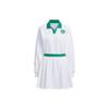 Verbiage Long Sleeve Dress Long Sleeved Dress Women's White JE3623