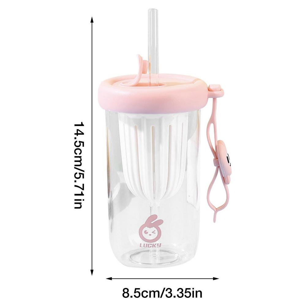 Iced Coffee Tumbler Cute Food Grade Portable Kitchen Cold Brew Cup Lightweight Insulated Mugs Water Bottle Drinkware For Hiking