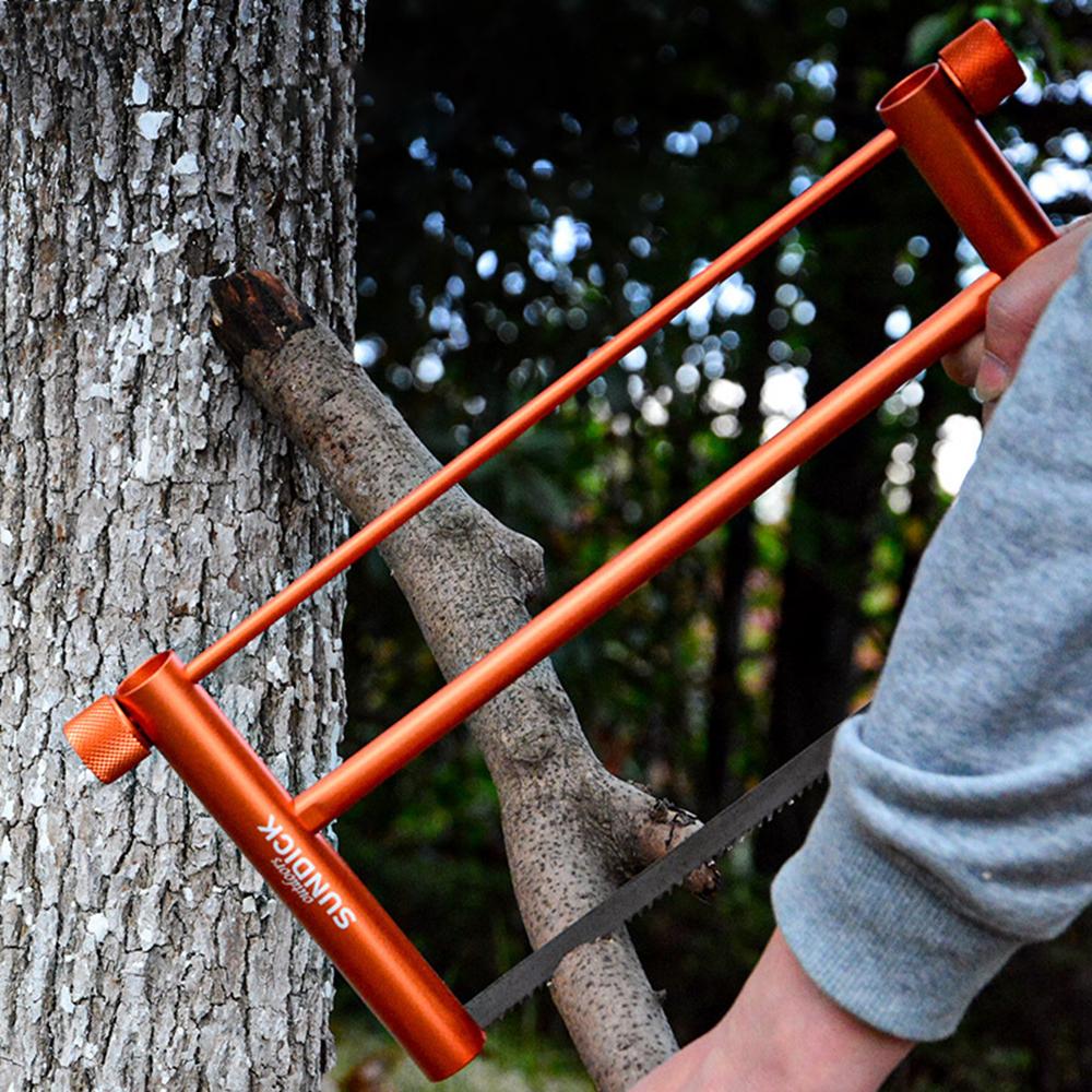 Прямоугольная ручная пила из алюминиевого сплава. Складная ручная пила для улицы. Ручная — фото 3