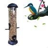 Clear Bird Feeder Classic Tube Outdoor Hanging Feeders Food Dispenser Containers Yard Garden