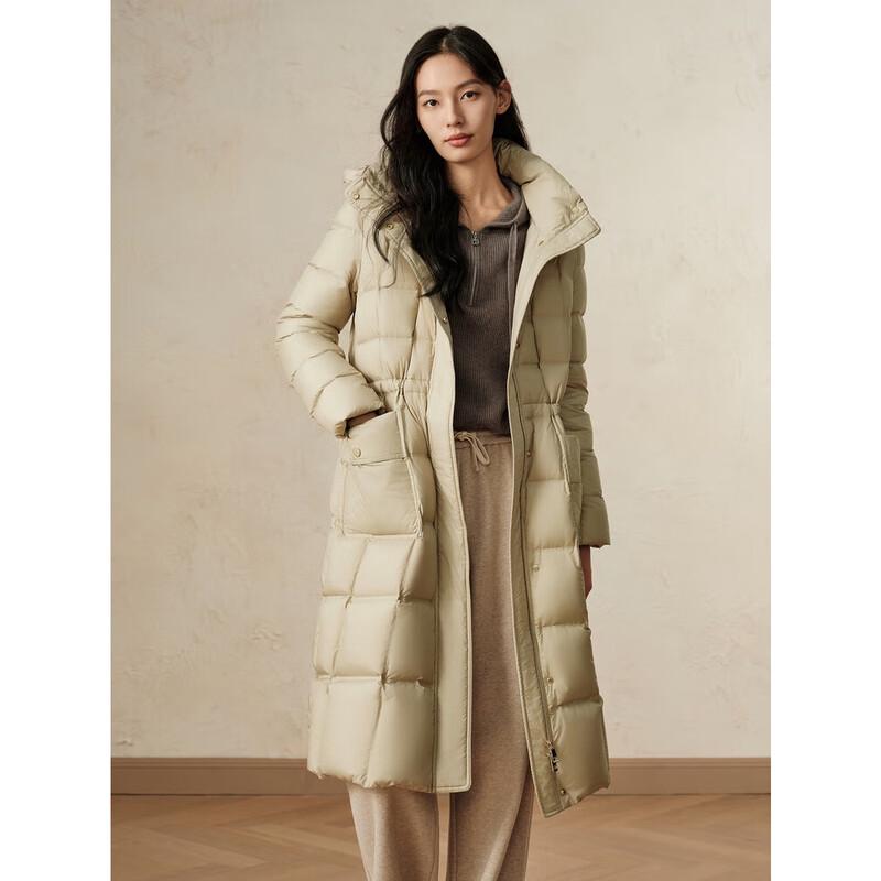 JUZI Annakou Icefield Series Women's Mid-Length Goose Down Jacket