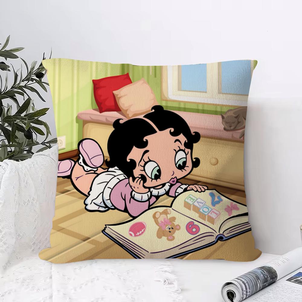 

Cushion Cover Anti-dustmite Pillowcase Invisible Zipper Silky Short Plush Sofa Cushion Cover Covers Cartoon Genesis E-Evangelion 30cmx30cm