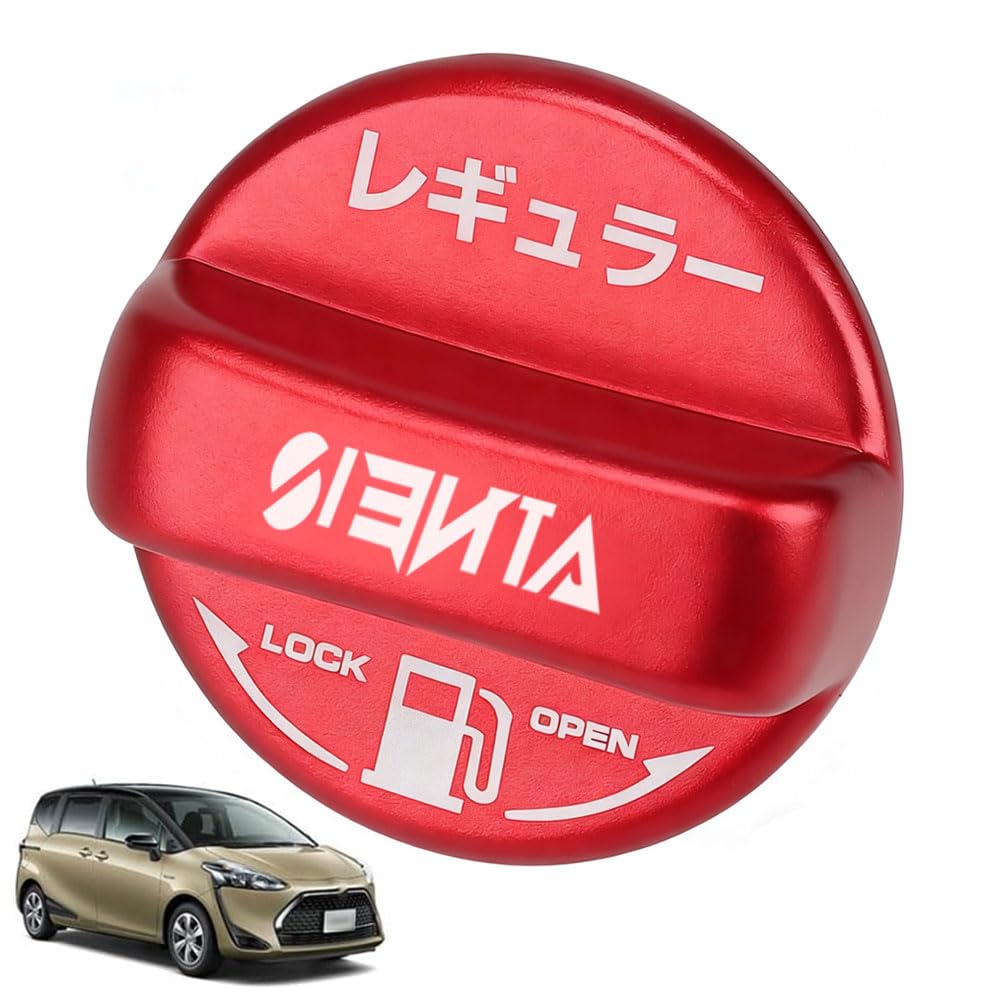 Fuel Lid for Toyota SIENTA 170 Series 10 Series Fuel красный