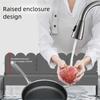 Flexible Silicone Sink Edges Guard With Suction Technology Removable Splashes Prevention Systems For Kitchen Use