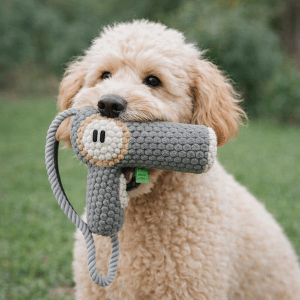 Durable Chew Plush Dog Toy Bite-Resistant Squeaky Dog Toy Fun Toy Dog Chew Toy  Boredom Relief