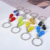 Mini Boxing Pendant Simulation MMA Gloves Keyring Creative Boxing Gloves Keychain  Car Key