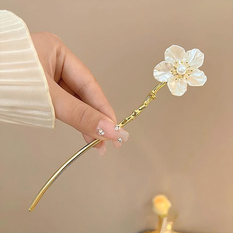 

Элегантный цветочный аксессуар для волос с кисточкой, китайский ретро-бутик, инструмент для укладки волос, праздничные платья для вечеринок, женские заколки для волос, шпильки для волос