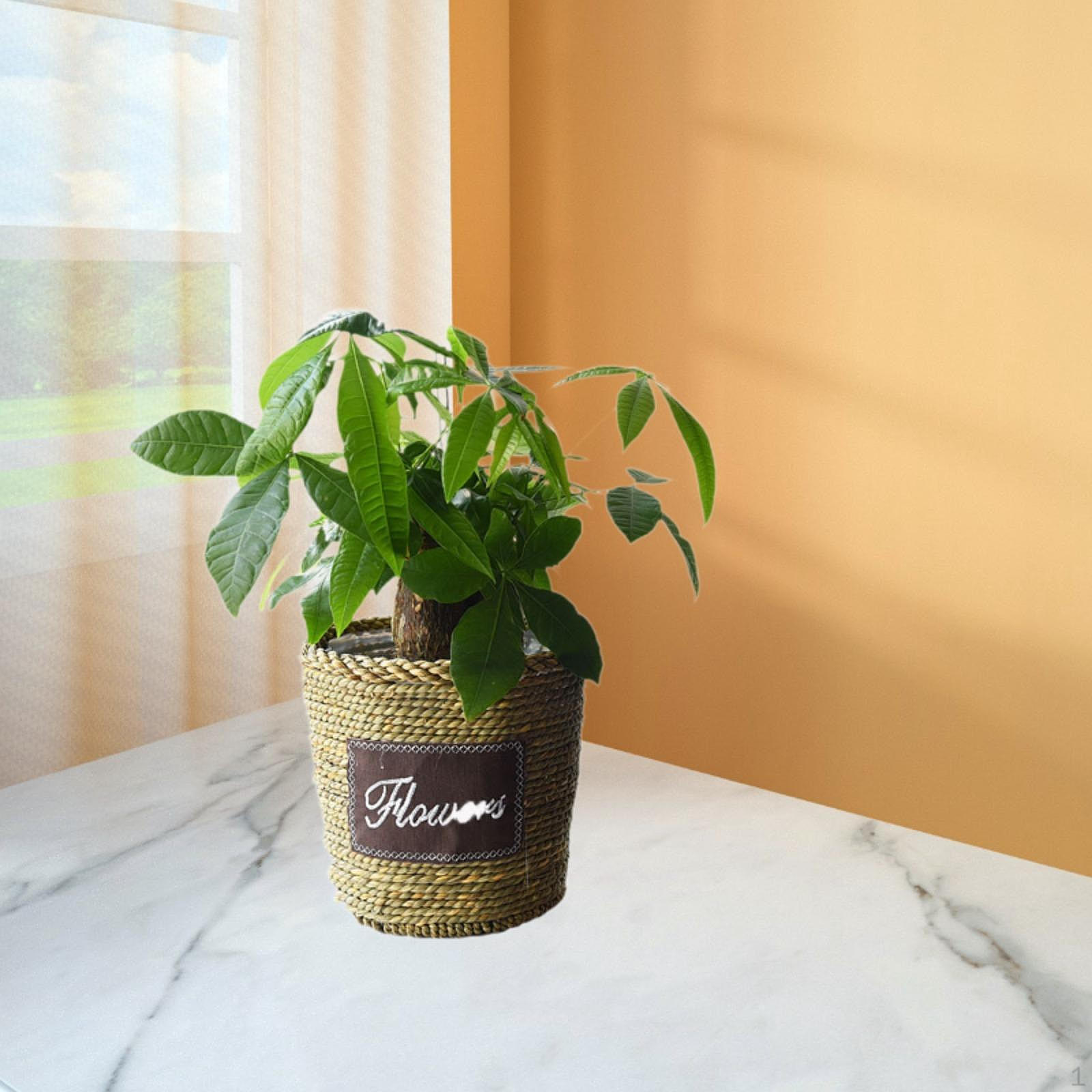 

Сплетенная вручную корзина для цветов, универсальный контейнер для мероприятий и дома Inverted Cone