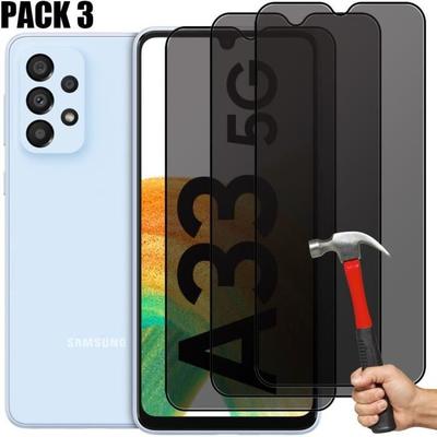 3x Anti-Spy Tempered Glass for Samsung Galaxy A33 5G Screen Protector