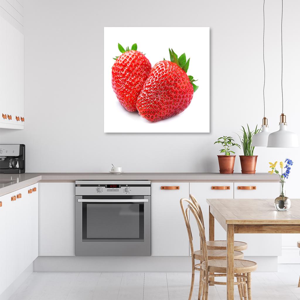 Canvas Print Fruits Strawberry
