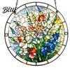 Dekorativer Sonnenfänger Geschenk Acryl Puzzlespiel Sonnenfänger Fensteraufhängung Set Buntglasstil DIY Handgemachte Dekoration Puzzles Haus Garten