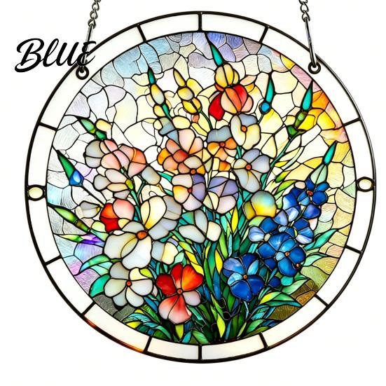 Dekorativer Sonnenfänger Geschenk Acryl Puzzlespiel Sonnenfänger Fensteraufhängung Set Buntglasstil DIY Handgemachte Dekoration Puzzles Haus Garten