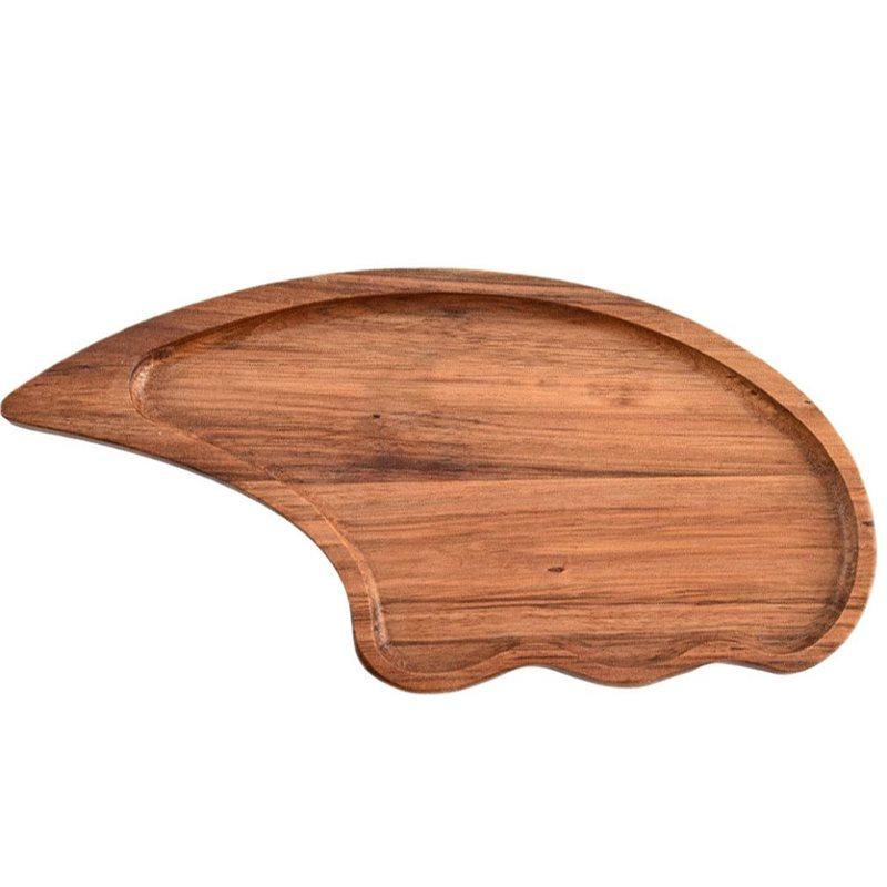 

CYCLI-Serving Trays Wooden For Food Cheese Platter Decorative For-For Lunch Dinner Home Room Entryway Kitchen BBQ