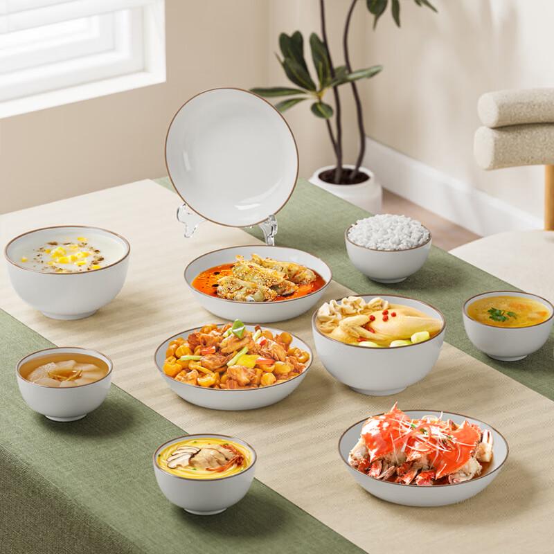 

Lan Beiqi Ciyun 10-Piece Ceramic Dinnerware Set