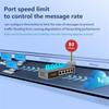 Hi-S21-5G Cloud Managed Ethernet Switch,Web/App Cloud Managed Gigabit Ethernet Network Switch 5 Port 100/1000Mbps Switch