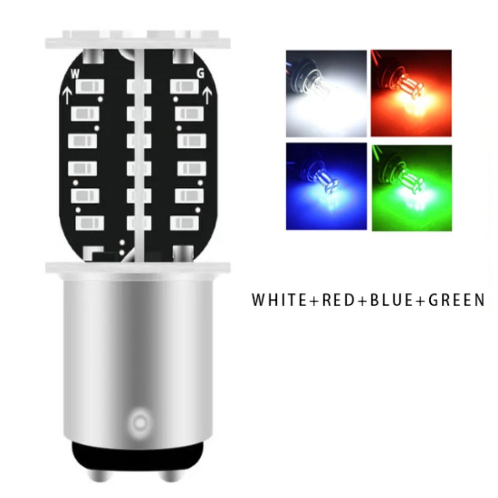 64SMD Strobe Brake Light 1157 LED Easy To Install Motorcycle Turn Signal Tail Lamp Long-life Rotating Explosion Flash