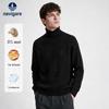 Men's High-Neck Wool Blend Sweater