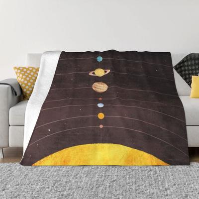 Solar System Custom Travel An Ultra-Soft Micro Fleece Blanket