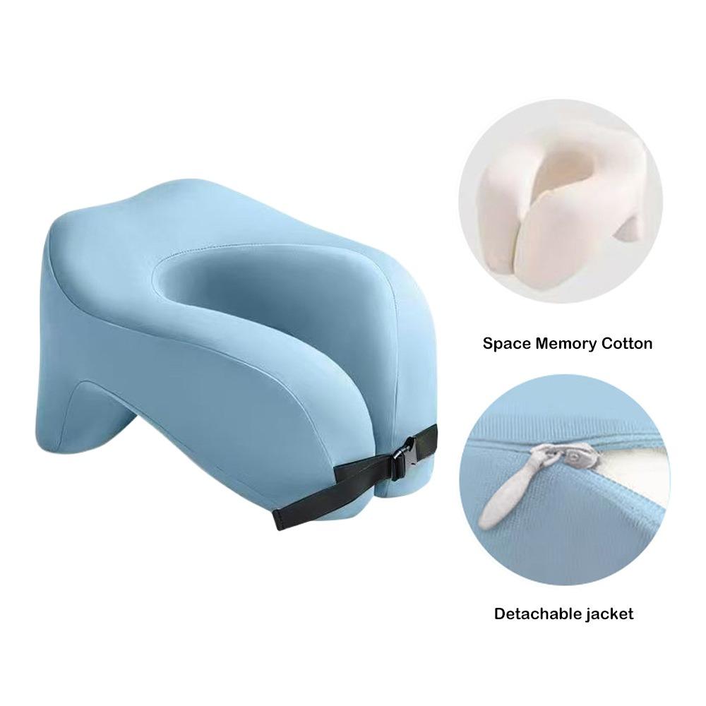 Neck Protect Travel Pillow Cushion Without Carry Bag Memory Foam Neck Cushion Travel Essentials Ear Cervical Healthcare