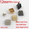 12MM Multifaceted Square Taper Rivet for Clothing, Bags, Shoes & Accessories – Flat Four-Cornered Design