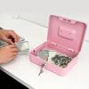 Mini Size Portable Key Safe Sturdy Construction Handheld Safe Box  Valuables Storage
