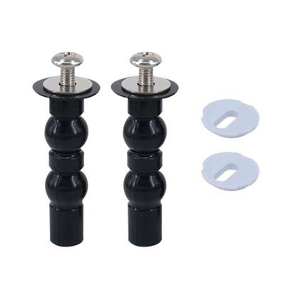 2 Pieces Toilet for Seat Hinges Screws Fixings Toilet Lid Expansion Screw for Securing The Toilet for Seat Onto The Toil
