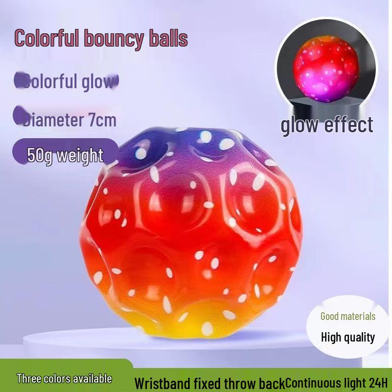 Moonstone Elastic Wrist Ball - Children’s Decompression Return Ball for Outdoor Play