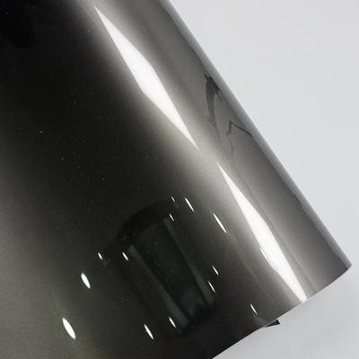 Autocolante pe vinil de ambalare auto, metal lichid, lucios, gri, adeziv, pentru folie de împachetat pentru motociclete