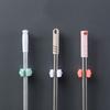 Wall Mounted Mop Organizer Holder Broom Hanger Waterproof Storage Hook for Bathroom Kitchen Home Hanging Space Saving