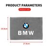 Microfiber Cleaning Suede Car Logo Towel Drying Rag Cloth For BMW 1 3 5 Series X1 X4 X5 X7 G20 G38 F20 F39 F48 E46 E60 E36 E39