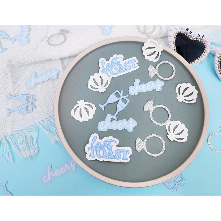 200psc Last Toast On the Coast Confetti - Last Toast Bachelorette Party Decorations, Ocean Bridal Shower Confetti, Beach and Coastal Bachelorette