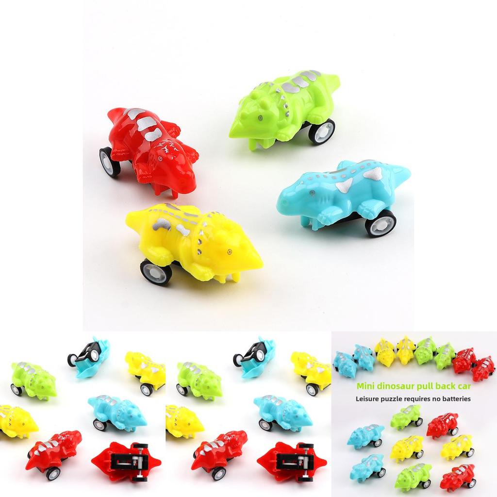 Dinosaur Toy Car With Pull Back Action For Kids Educational Play Gift