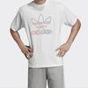 Adidas Originals Pride Tee With Rainbow Trefoil Logo Short Sleeve Men Tops White FI0882