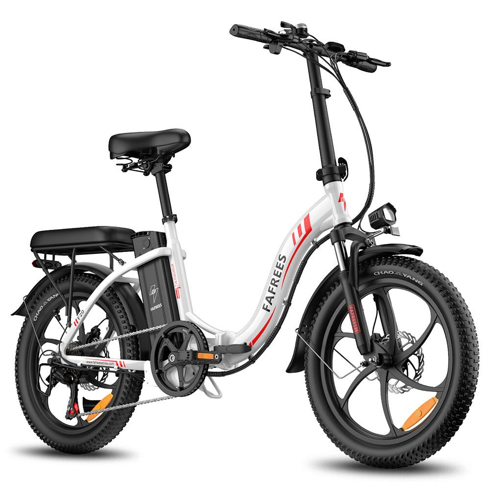 Electric Bicycle Foldable Fafrees F20 250W Motor City Electric Bike Top Speed 25Km/h LCD Display 48V 18AH 20" Fat Tire 7 Speed