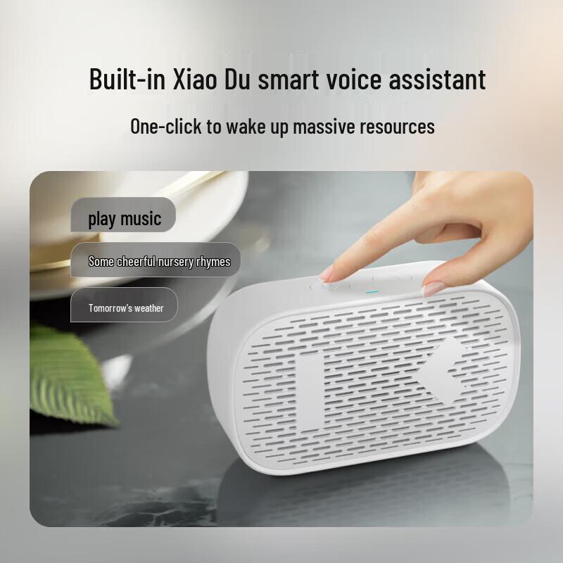 Xiaodu Smile Smart Portable Bluetooth Speaker CN Plug (adapter Included) (CN Version)