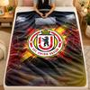 Flanell-Decke 1. FC Union Berlin Warm Weich Überwurfdecke für Innen Sofa Bett Wohnzimmer